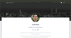 Desktop Screenshot of jordiplana.com